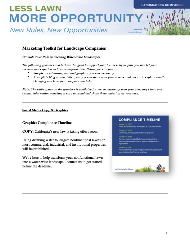 Landscaping Companies Marketing Toolkit